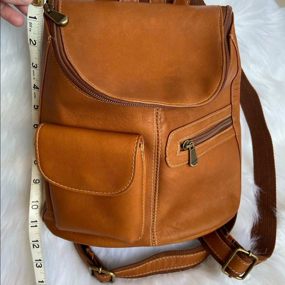 LeDonne Genuine Leather Backpack
